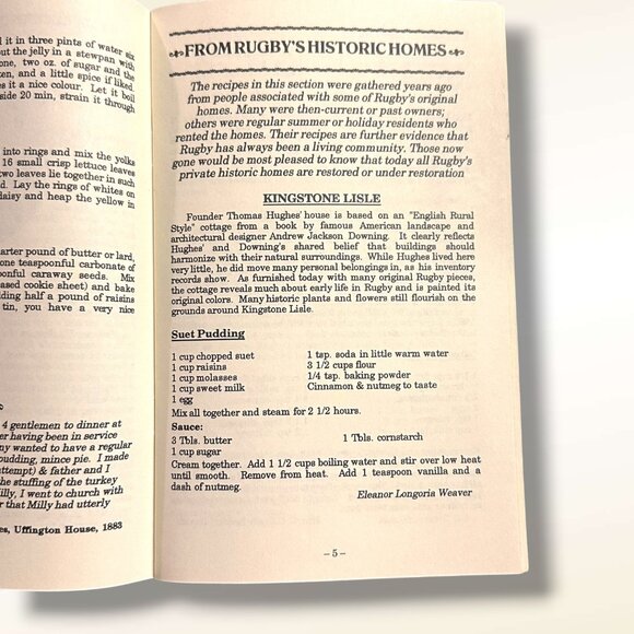 Recipes From Rugby Booklet - Historic Recipes & Local Specialties From Rugby TN - Picture 6 of 12